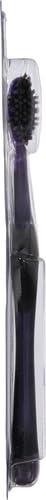 image:imageOralB 3D White Charcoal toothbrush 2 count MEDIUM manual tootbrush pack Whitens teeth removes plaque and stains tongue scraper tooth brush1 Count Pack of 1