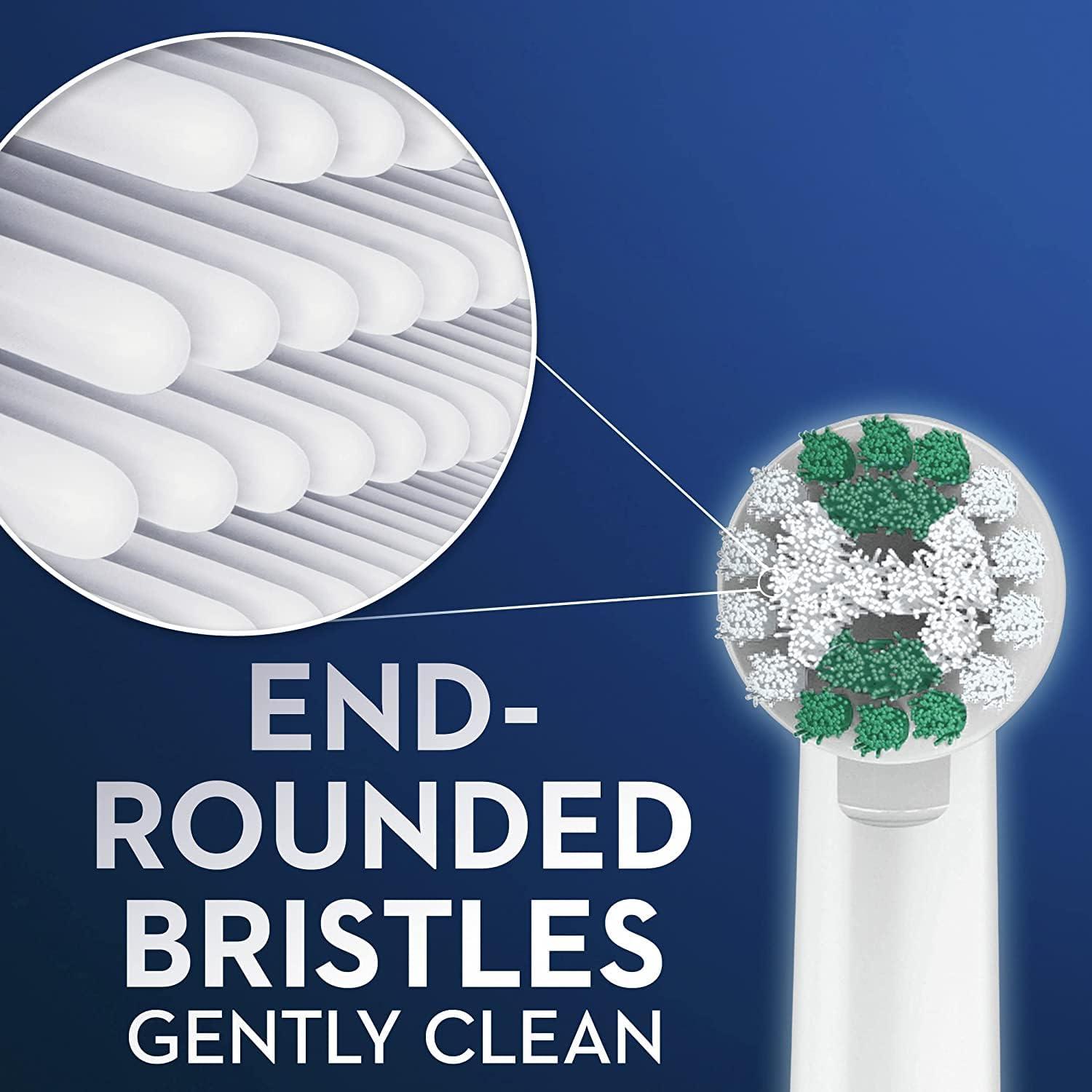 image:imageOralB Daily Clean Replacement Brush Heads for an OralB Electric Toothbrush Pack of 6White Green