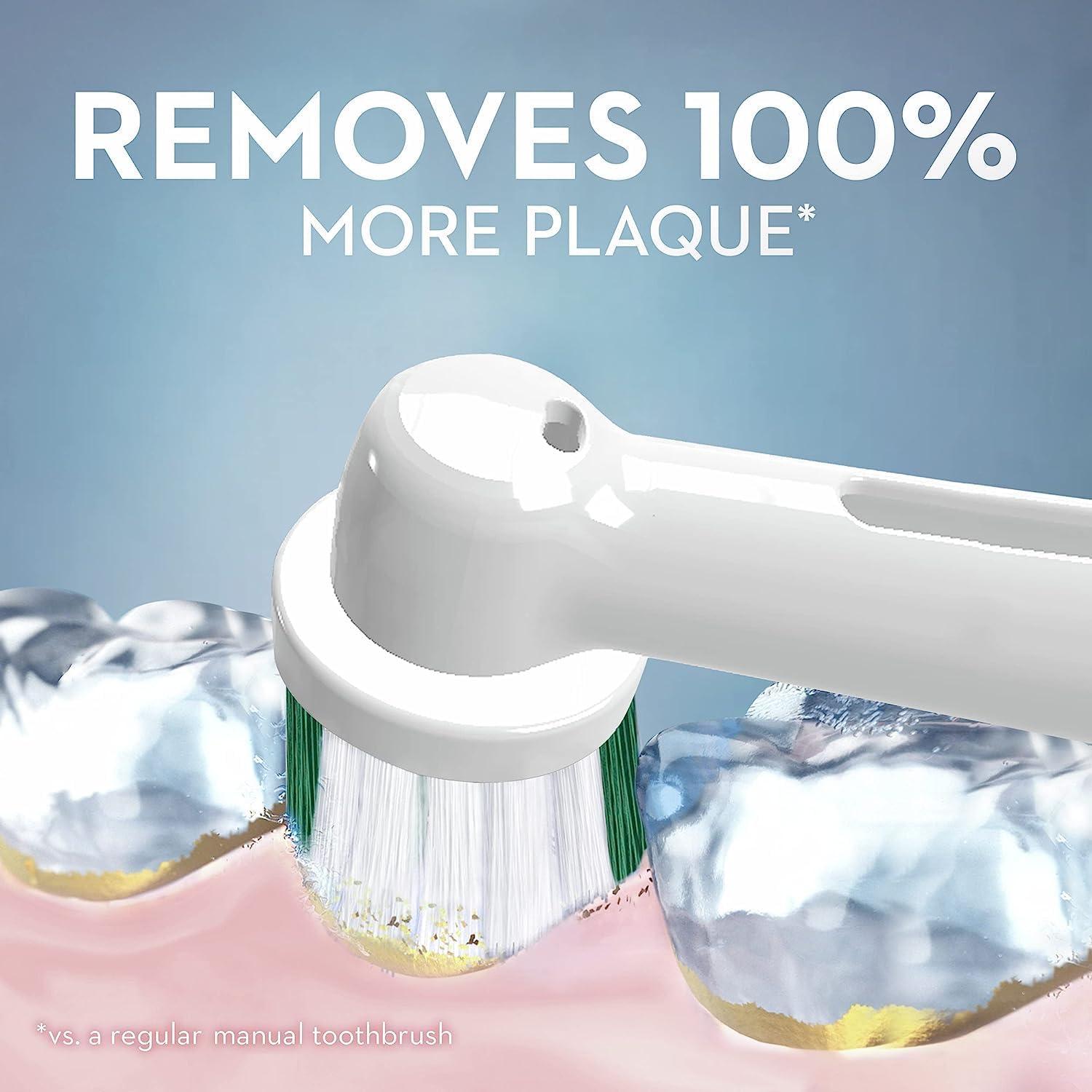 image:imageOralB Daily Clean Replacement Brush Heads for an OralB Electric Toothbrush Pack of 6White Green