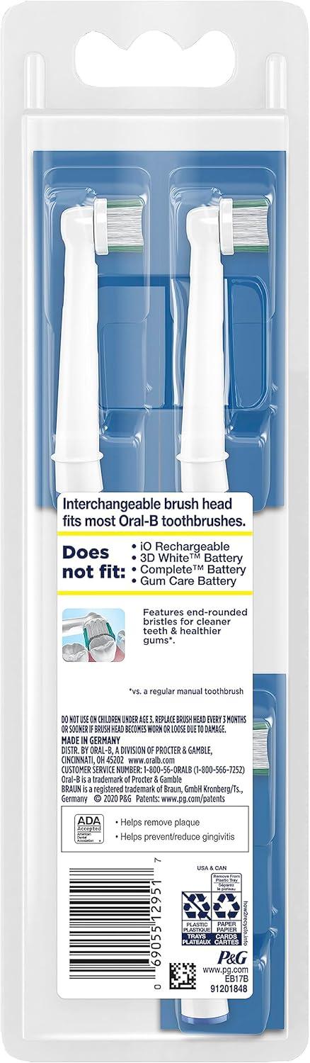 image:imageOralB Daily Clean Replacement Brush Heads for an OralB Electric Toothbrush Pack of 6White Green