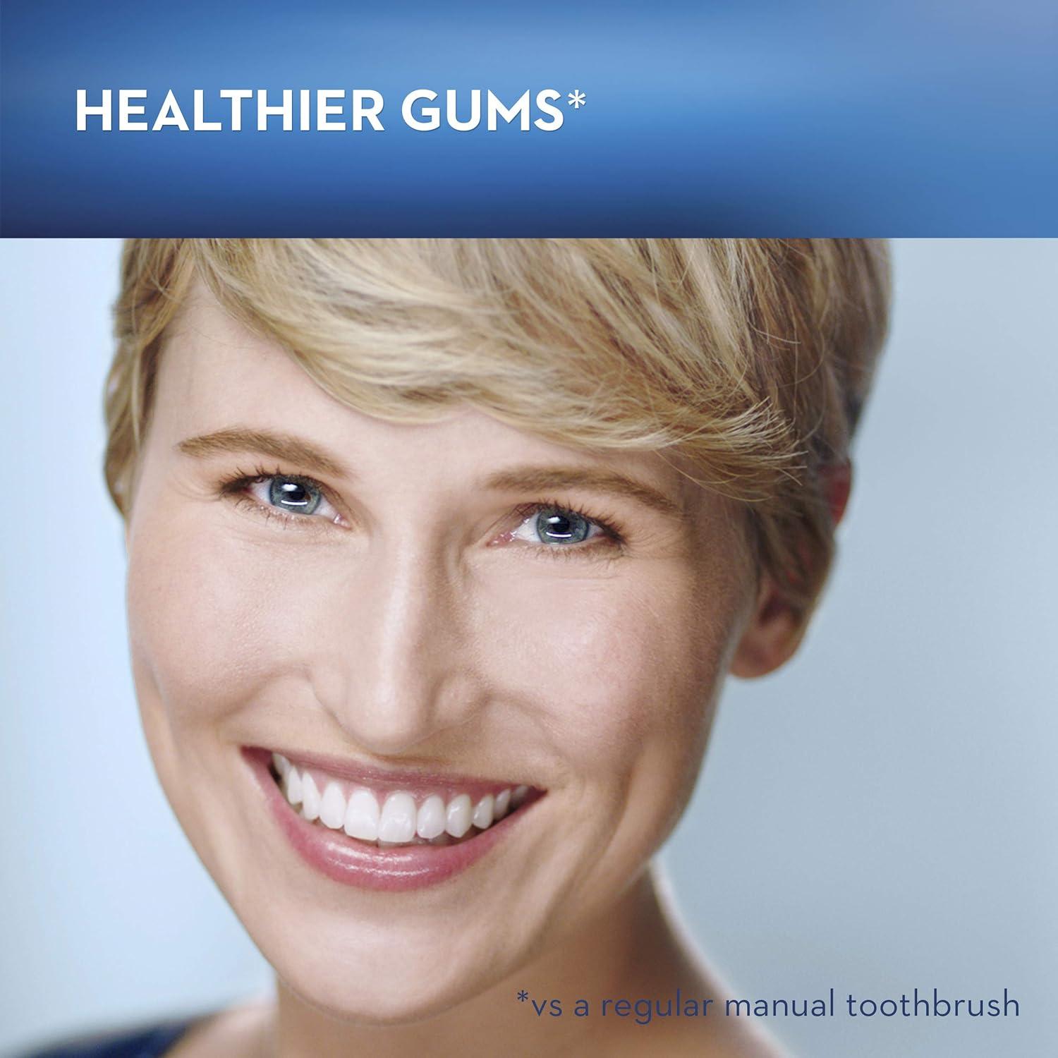 image:imageOralB GENIUS X Electric Toothbrush with 3 OralB Replacement Brush Heads and Toothbrush Case White Packaging May VaryOrchid Purple