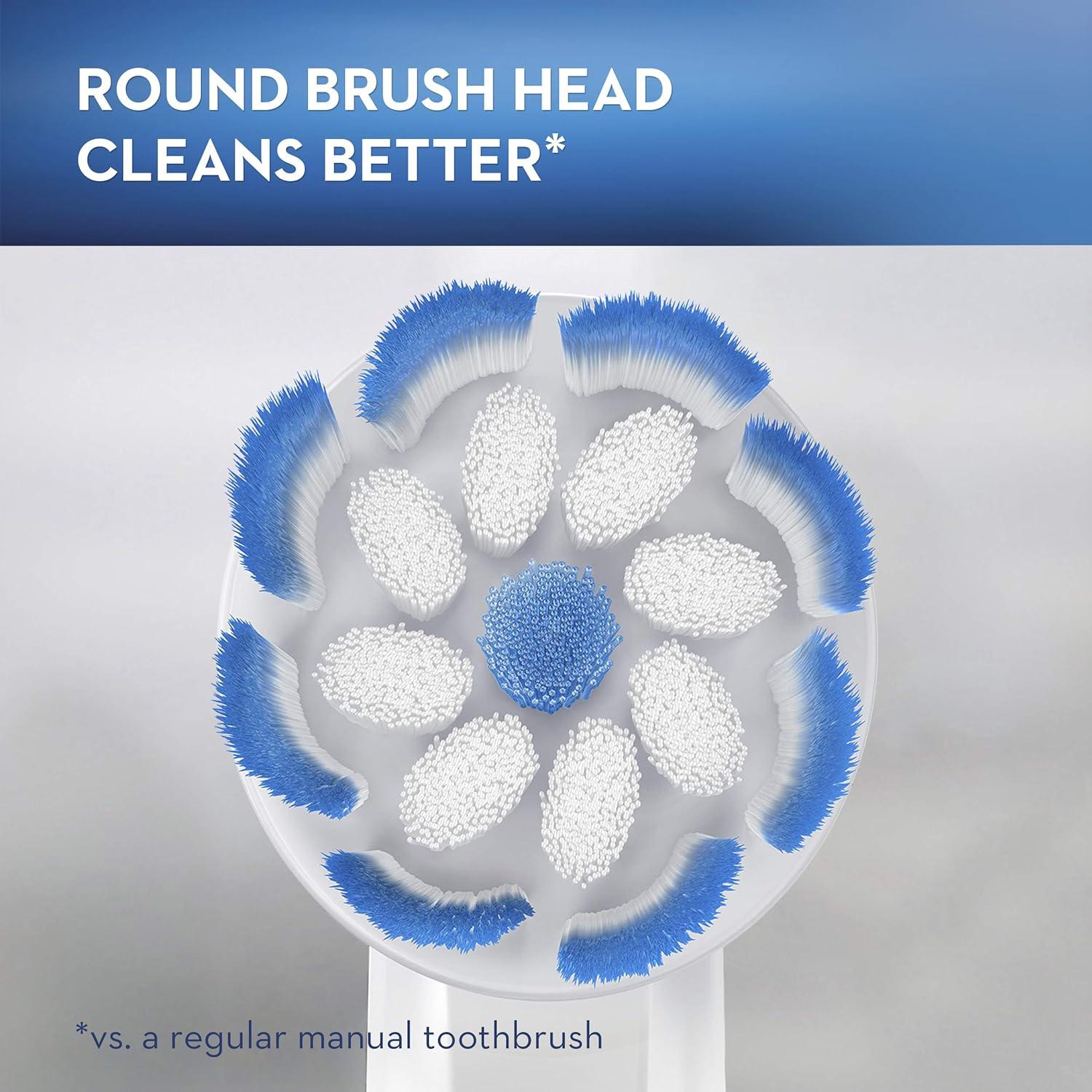 image:imageOralB GENIUS X Electric Toothbrush with 3 OralB Replacement Brush Heads and Toothbrush Case White Packaging May VaryOrchid Purple