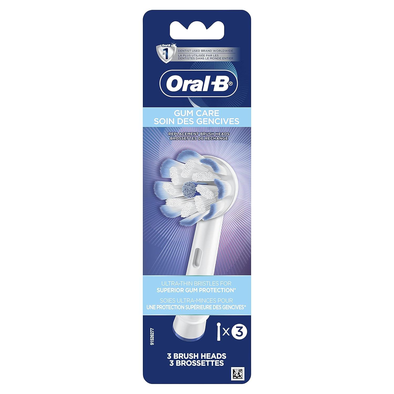 image:imageOralB Gum Care Replacement Brush Heads for an OralB Electric Toothbrush Pack of 3Gum Care