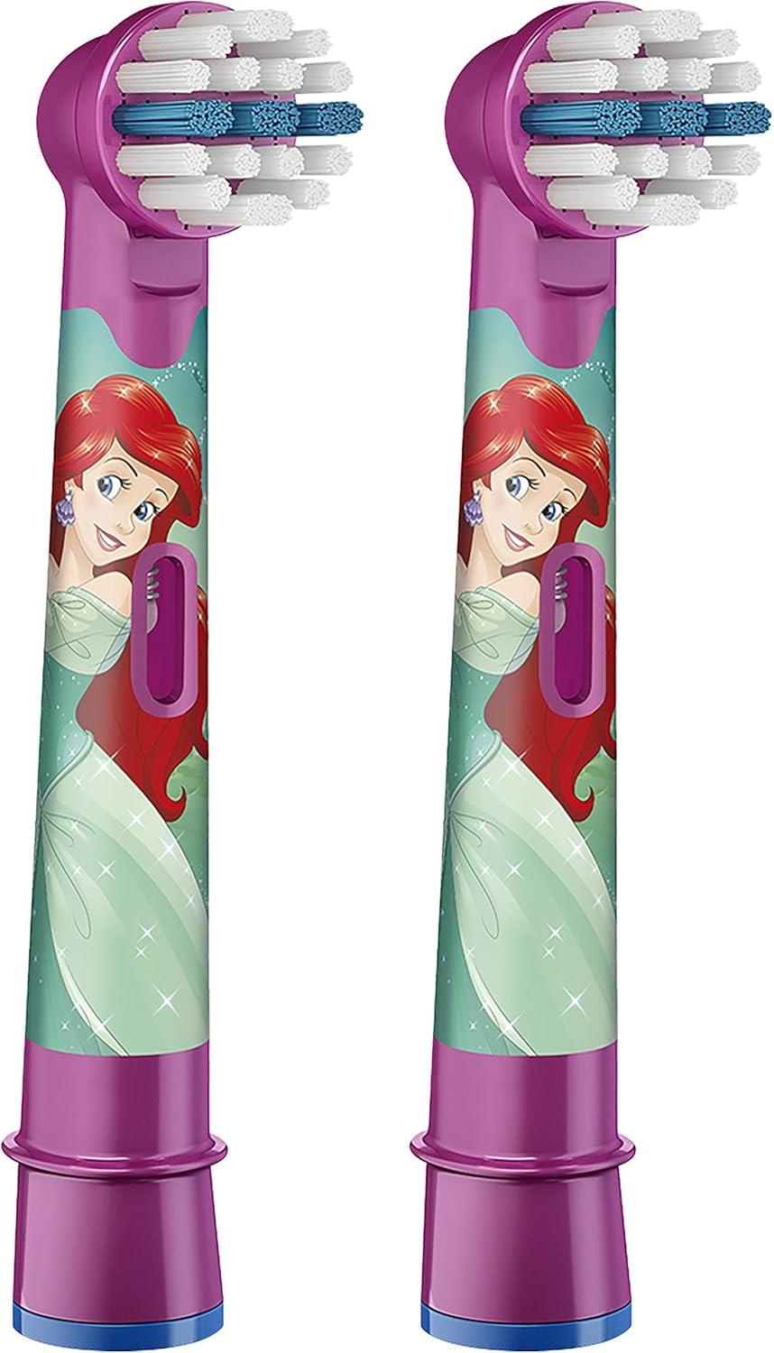 image:imageOralB Kids Extra Soft Replacement Brush Heads featuring Disney Princesses Ages 3 2 countReplacement Brush Heads