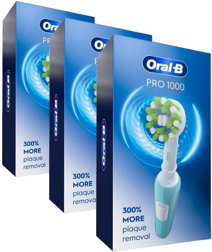 image:imageOralB Pro 1000 CrossAction Electric Toothbrush GreenGreen