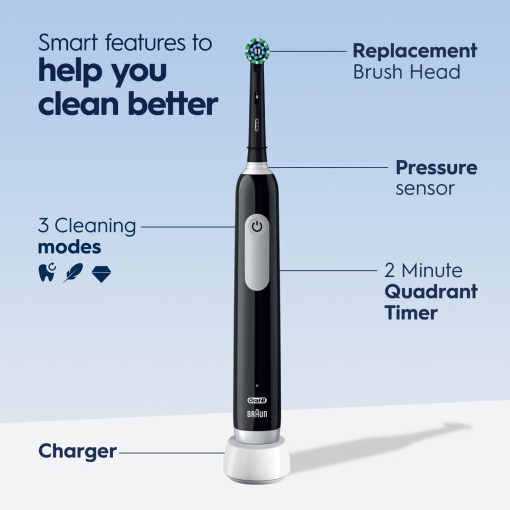 image:imageOralB Pro 1000 Rechargeable Electric Toothbrush Black