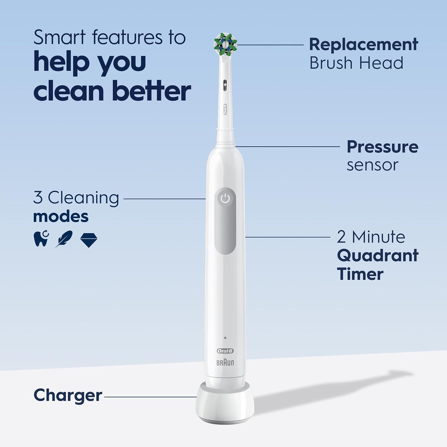 image:imageOralB Pro 1000 Rechargeable Electric Toothbrush White