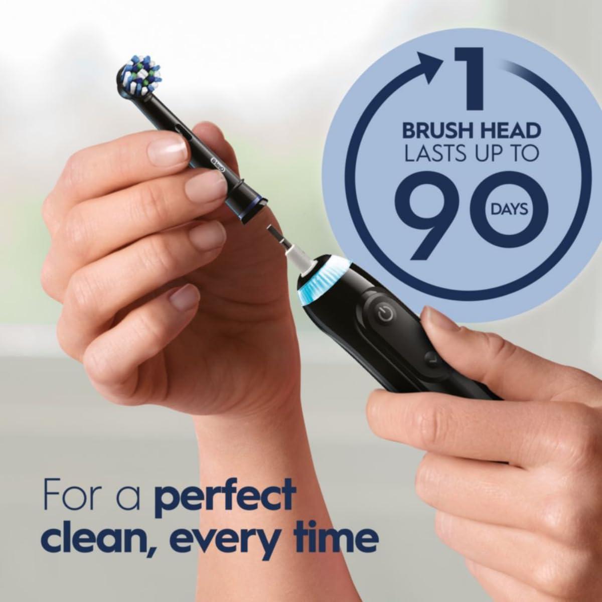 image:imageOralB Pro 5000 Smartseries Power Rechargeable Electric Toothbrush with Bluetooth Connectivity Black EditionBlack