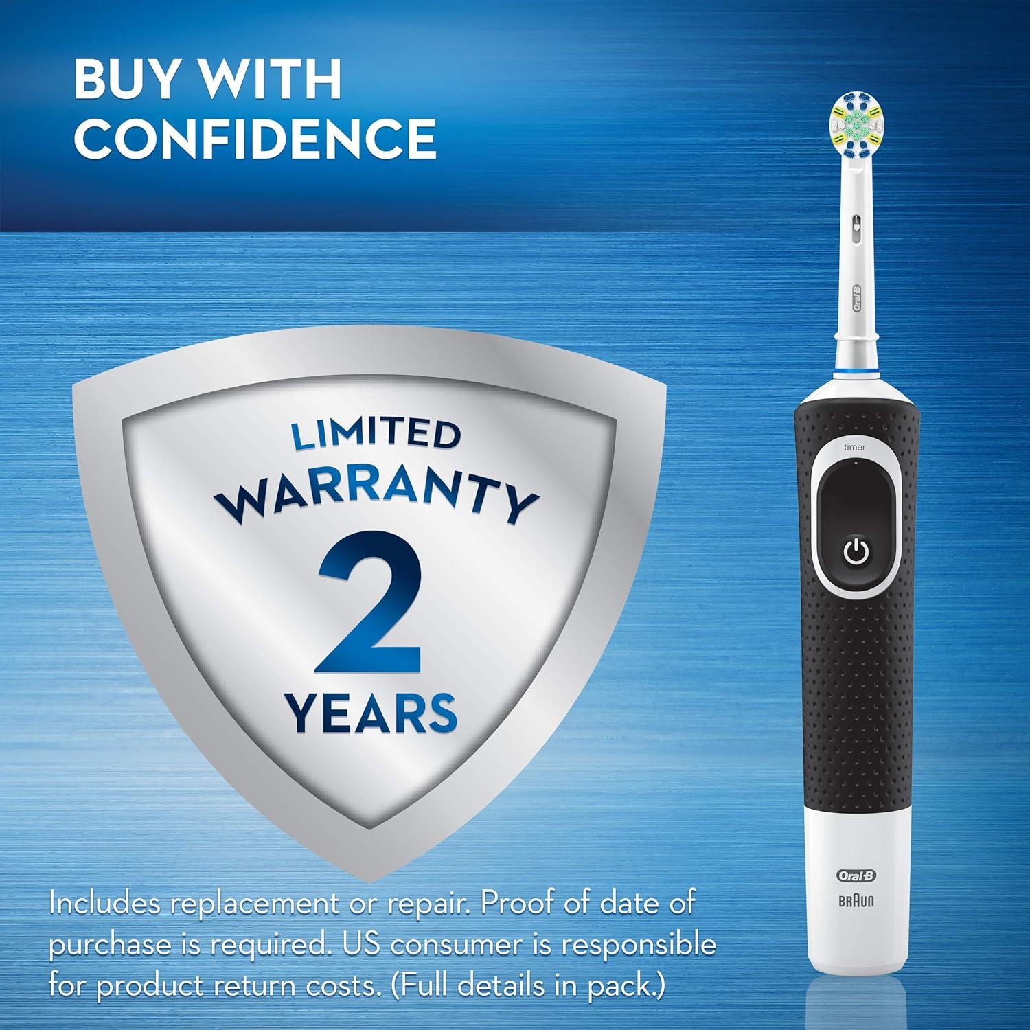 image:imageOralB Vitality FlossAction Electric Toothbrush with Replacement Brush Head PinkBlack