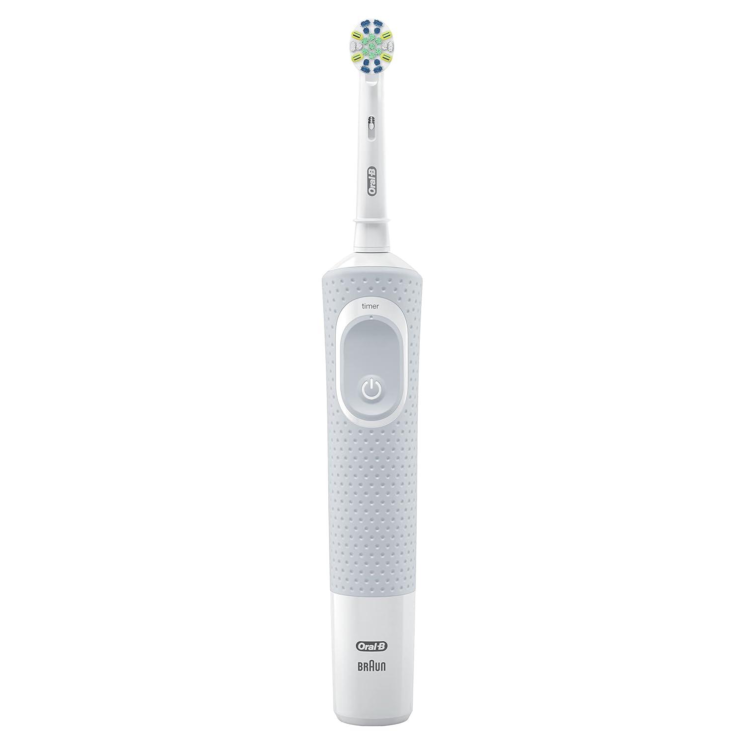 image:imageOralB Vitality FlossAction Electric Toothbrush with Replacement Brush Head PinkWhite Light Grey