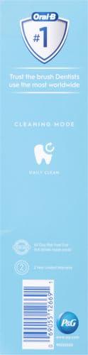 image:imageOralB Vitality FlossAction Electric Toothbrush with Replacement Brush Head PinkWhite Light Grey