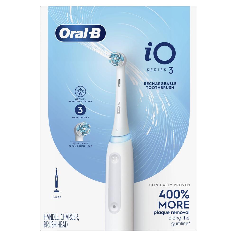 image:imageOralB iO Series 3 Electric Toothbrush with 1 Brush Head Rechargeable White