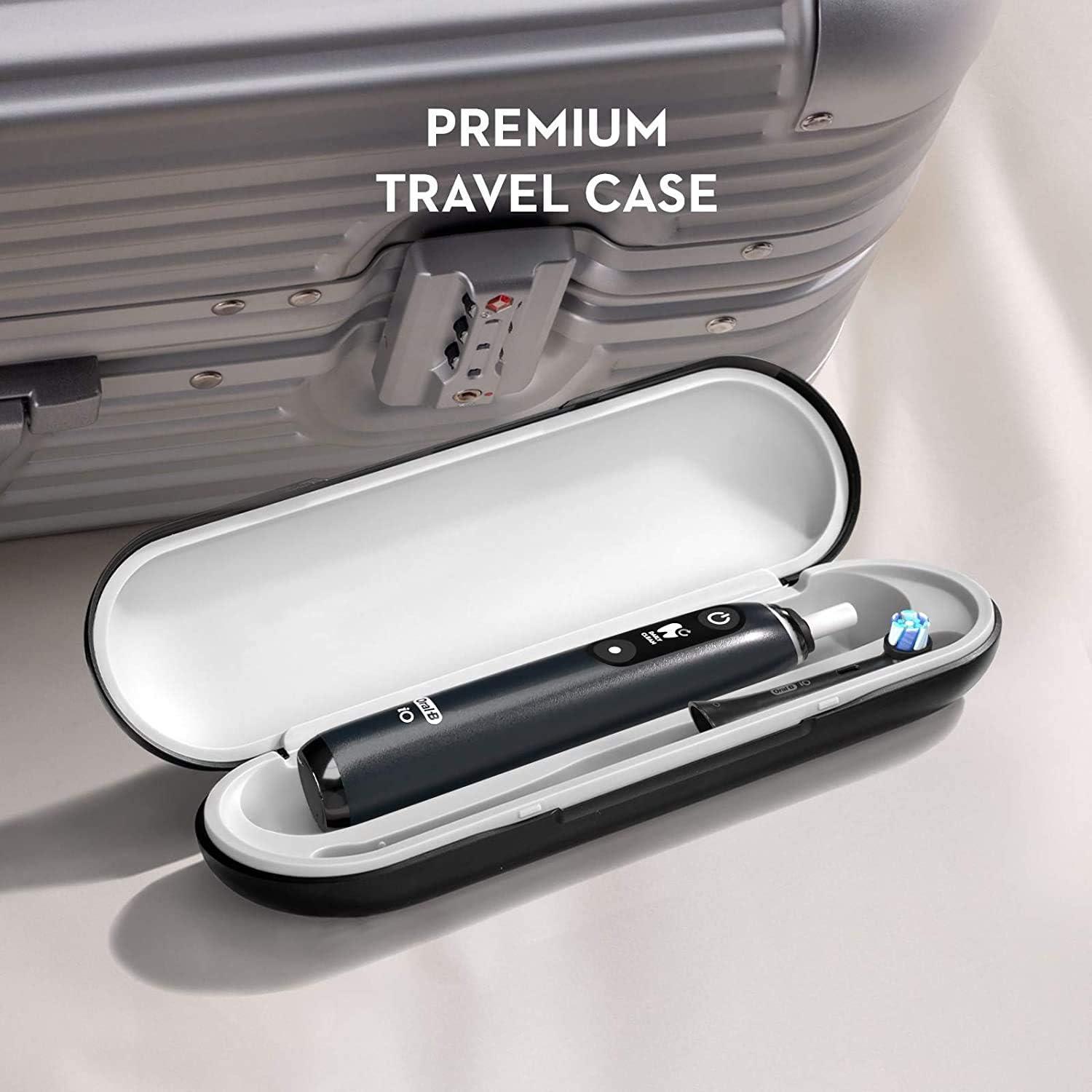 image:imageOralB iO Series 7 Electric Toothbrush with 2 Replacement Brush Heads White AlabasterBlackonyx