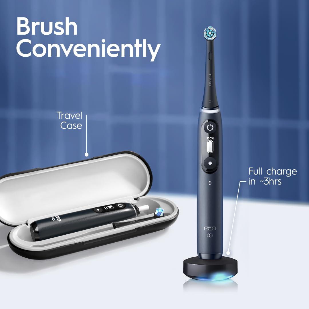 image:imageOralB iO Series 7G Electric Toothbrush with Replacement Brush Head White AlabasterIO7G White