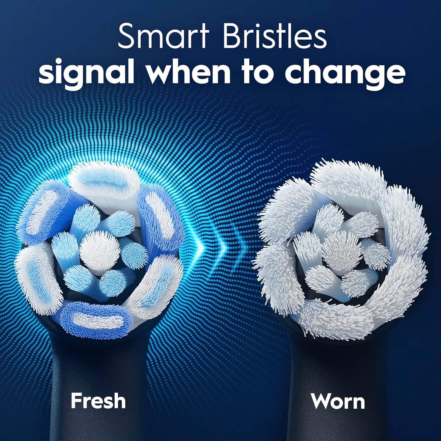 image:imageOralB iO Ultimate Clean Replacement Brush Heads 5 Count 4 Ultimate Clean 1 Gum amp Sensitive WhiteBlack