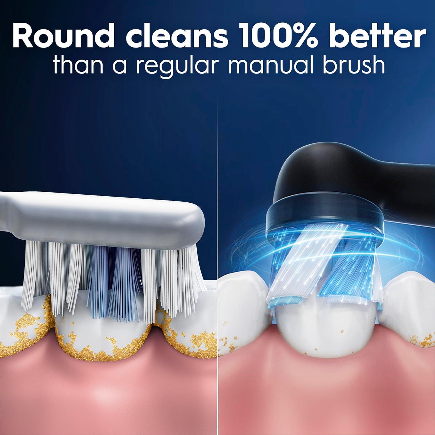 image:imageOralB iO Ultimate Clean Replacement Brush Heads 5 Count 4 Ultimate Clean 1 Gum amp Sensitive WhiteBlack