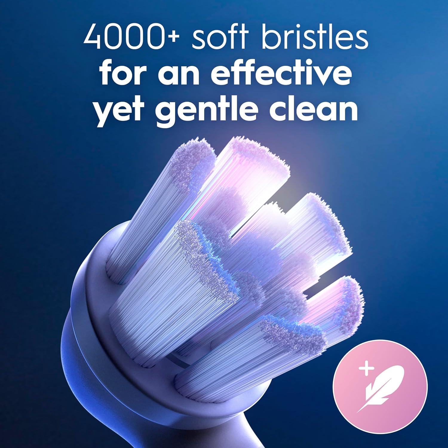 image:imageOralB iO Ultimate Clean Replacement Brush Heads 5 Count 4 Ultimate Clean 1 Gum amp Sensitive WhiteWhite