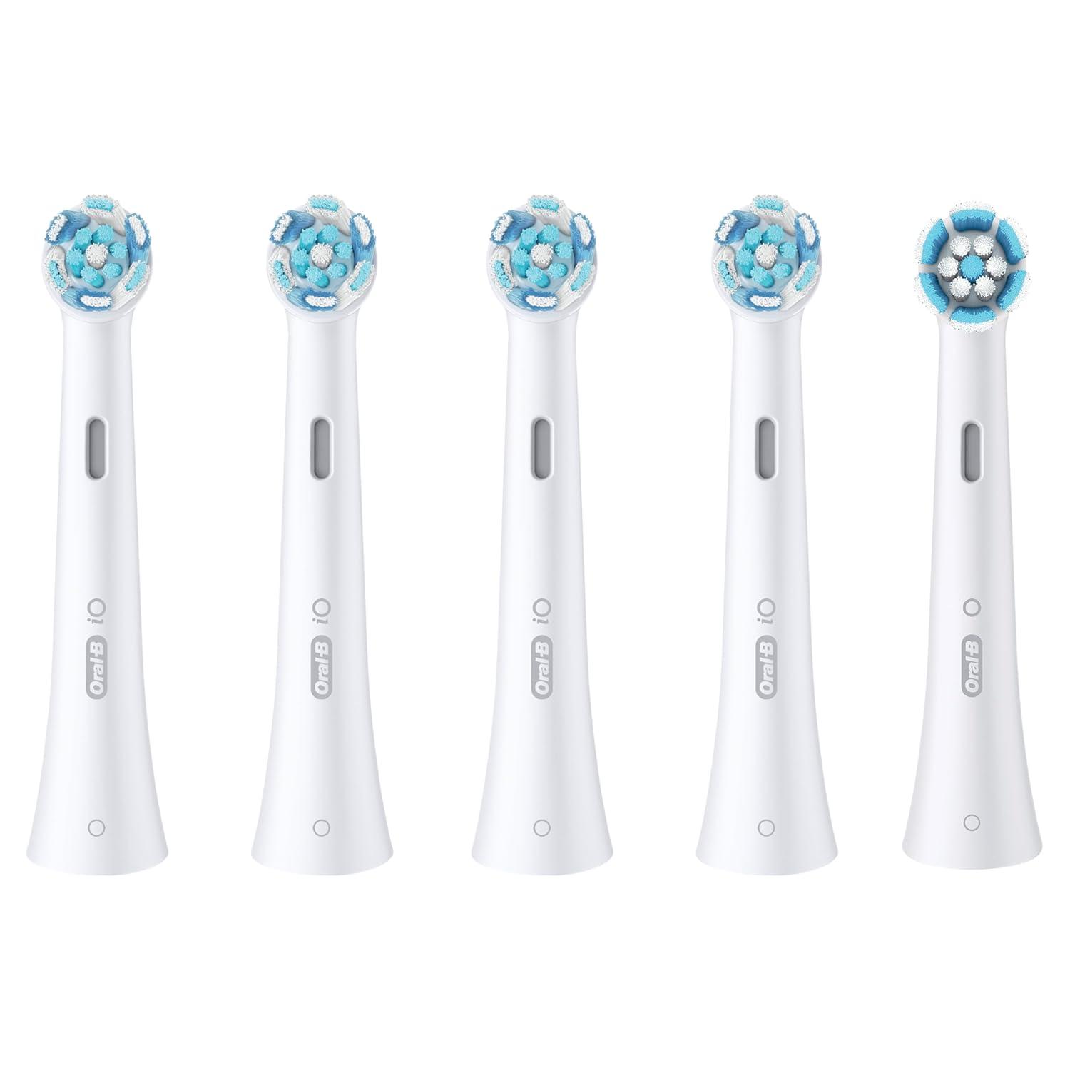 image:imageOralB iO Ultimate Clean Replacement Brush Heads 5 Count 4 Ultimate Clean 1 Gum amp Sensitive WhiteWhite