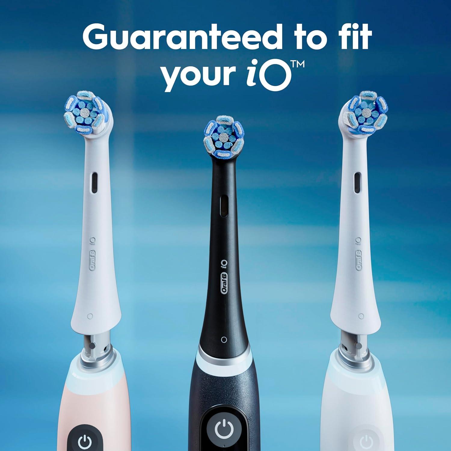 image:imageOralB iO Ultimate Clean Replacement Brush Heads 5 Count 4 Ultimate Clean 1 Gum amp Sensitive WhiteWhite