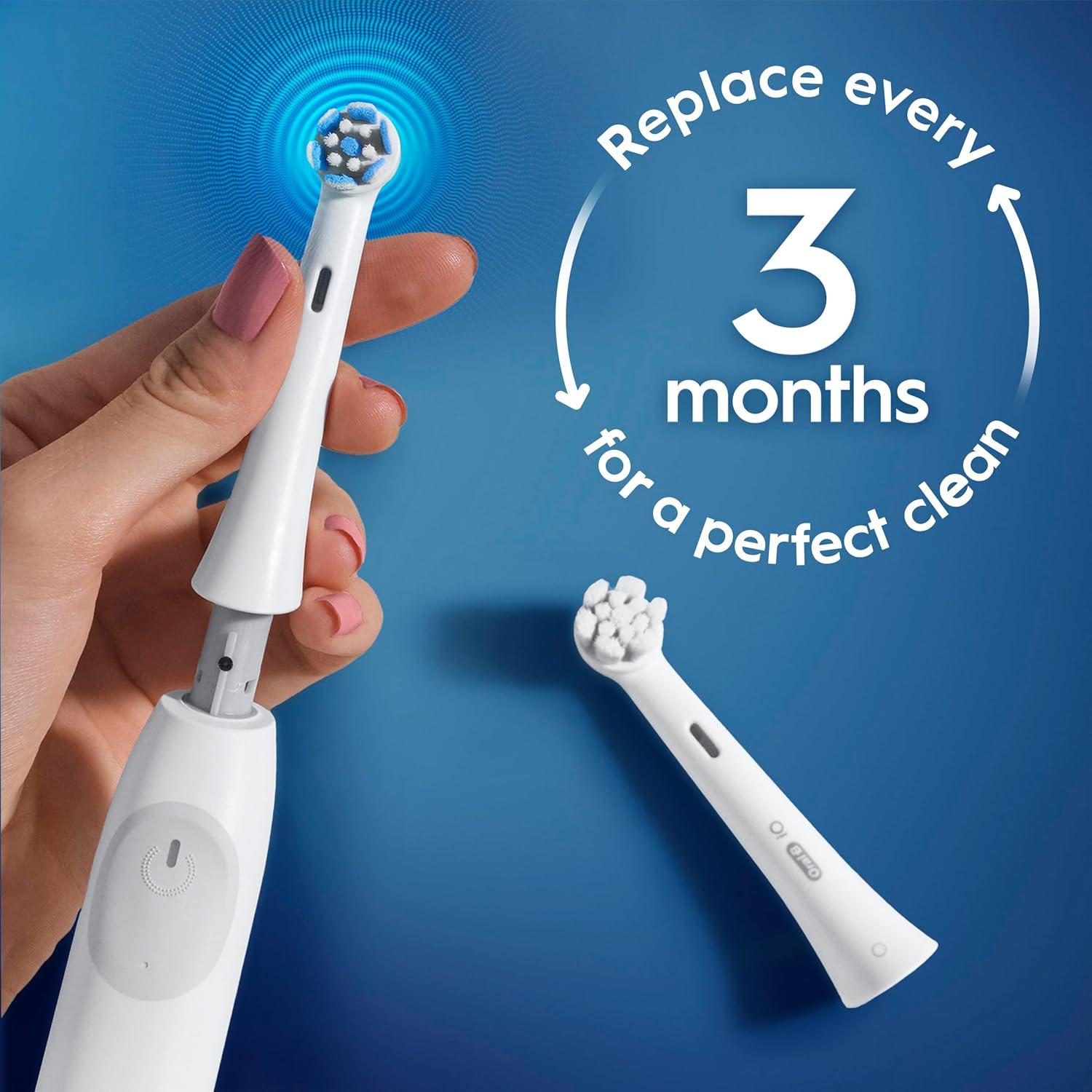 image:imageOralB iO Ultimate Clean Replacement Brush Heads 5 Count 4 Ultimate Clean 1 Gum amp Sensitive WhiteWhite