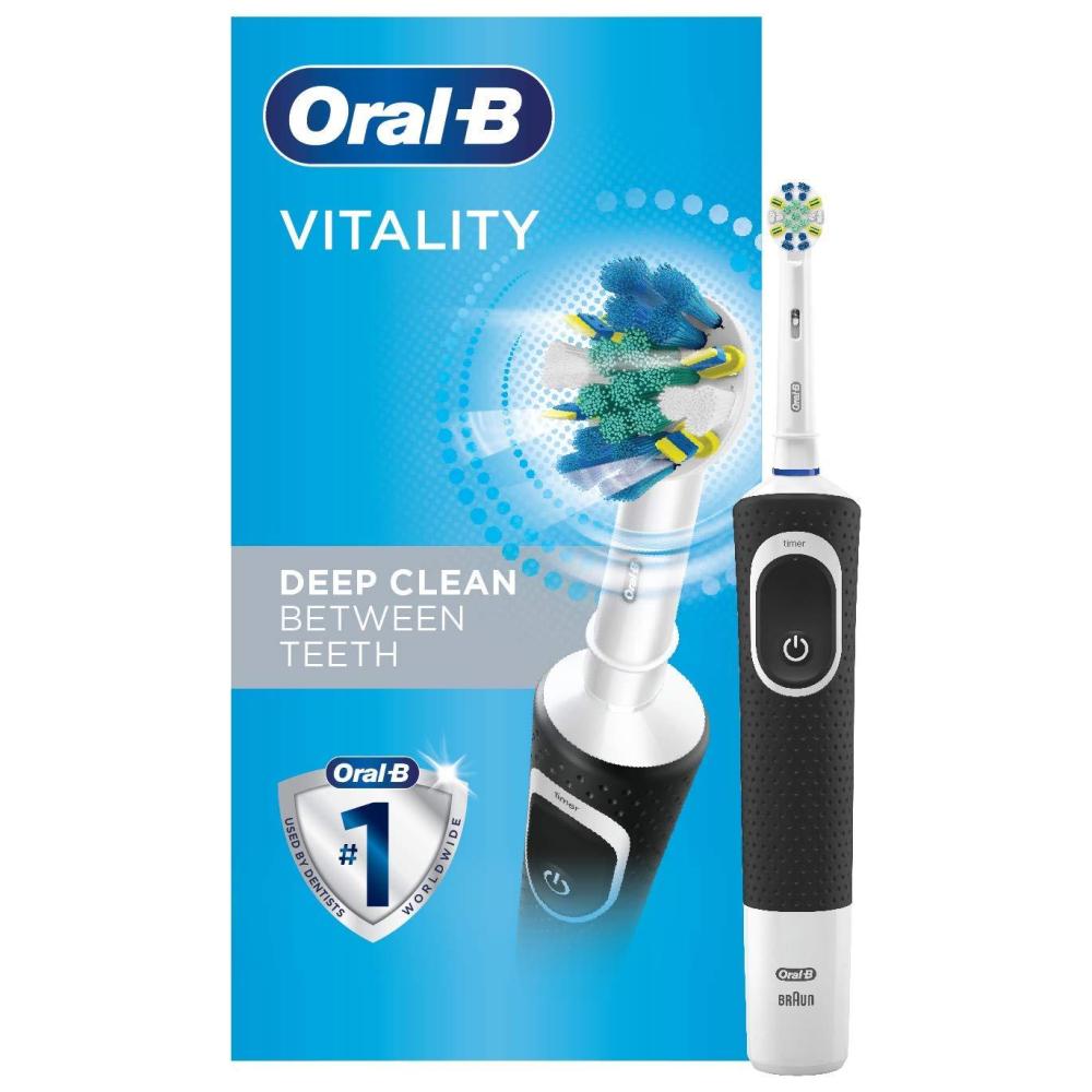 image:imageOralB Vitality FlossAction Electric Toothbrush with Replacement Brush Head PinkBlack