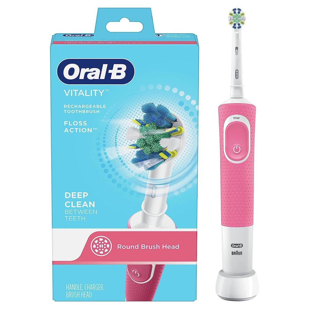 image:imageOralB Vitality FlossAction Electric Toothbrush with Replacement Brush Head PinkPink