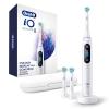 image:imageOralB iO Series 8 Electric Toothbrush with 2 Replacement Brush Heads and Travel Case Rechargeable Toothbrush WhitealabasterWhitealabaster