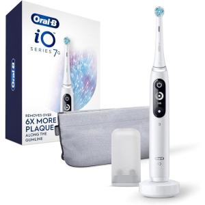 Oral-B iO Series 7G Electric Toothbrush with Replacement Brush Head, White Alabaster(IO7G White)