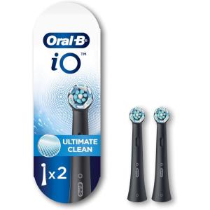 Oral-B iO Series Ultimate Clean Electric Toothbrush Replacement Brush Heads for an Oral-B Electric Toothbrush, 4 Count, White(Ultimate Clean Refills (2ct))