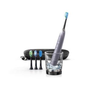 Philips Sonicare DiamondClean Smart 9500 Series Rechargeable Electric Power Toothbrush with Charging Travel Case, Complete Oral Care, Black, Frustration Free Packaging, HX9924/35(Grey)