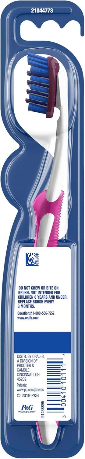 image:imageOralB 3D White Deep Stain Remover 1 count toothbrush SOFT Removes 90 of surface stains whitens teeth deep reach removes plaque and stains tooth brush1 Count Pack of 1