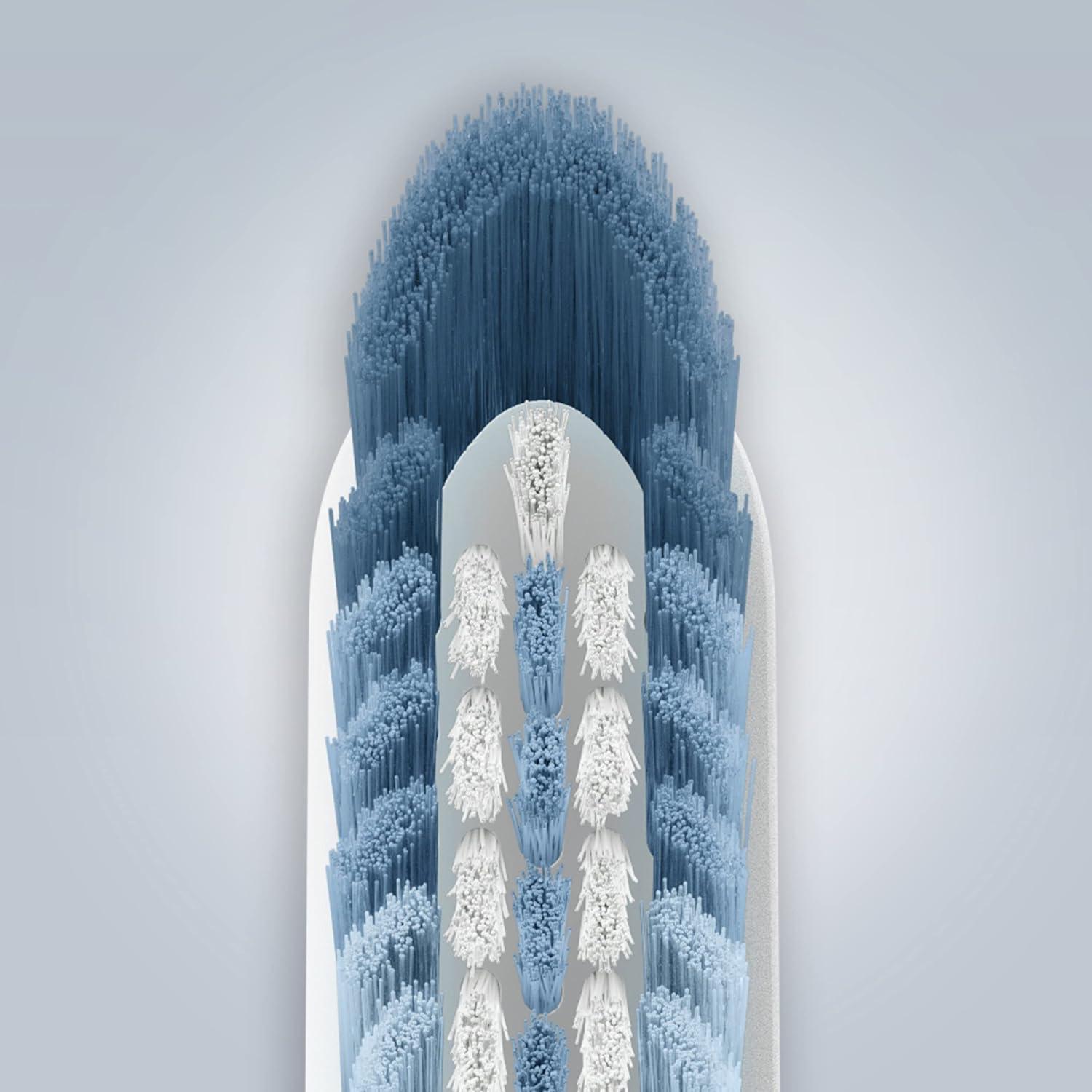 image:imageOralB Clic Toothbrush replacement heads 2 count toothbrushes white refill brush heads1 Count Pack of 2