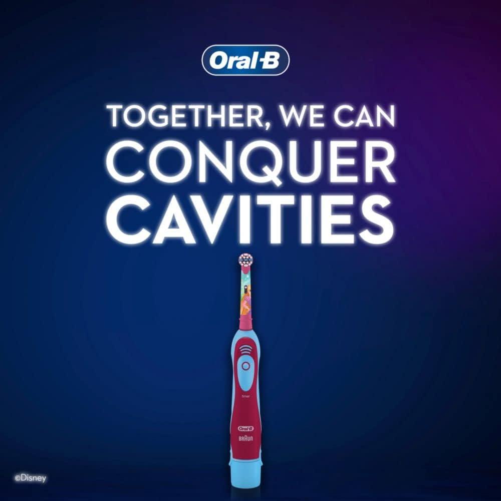 image:imageOralB Kids Battery Toothbrush Featuring Star Wars The Mandalorian for Kids 3Pink Turquoise