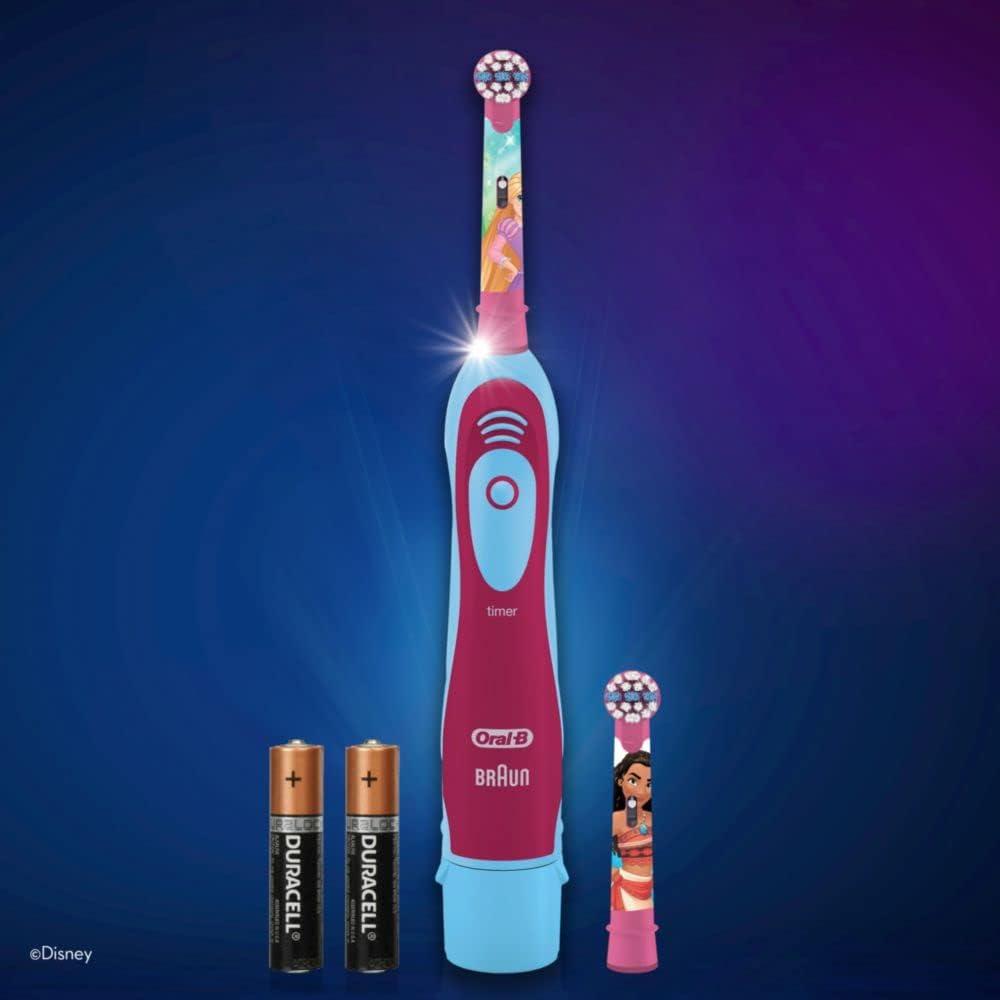 image:imageOralB Kids Battery Toothbrush Featuring Star Wars The Mandalorian for Kids 3Pink Turquoise