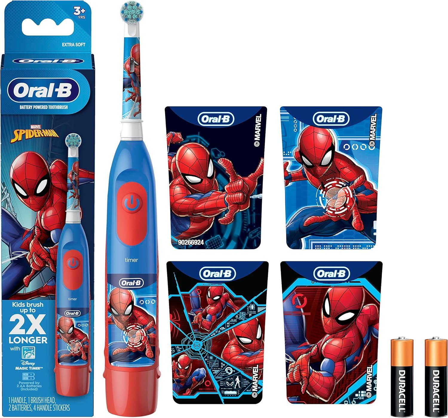 image:imageOralB Kids Battery Toothbrush Featuring Star Wars The Mandalorian for Kids 3RedBlue