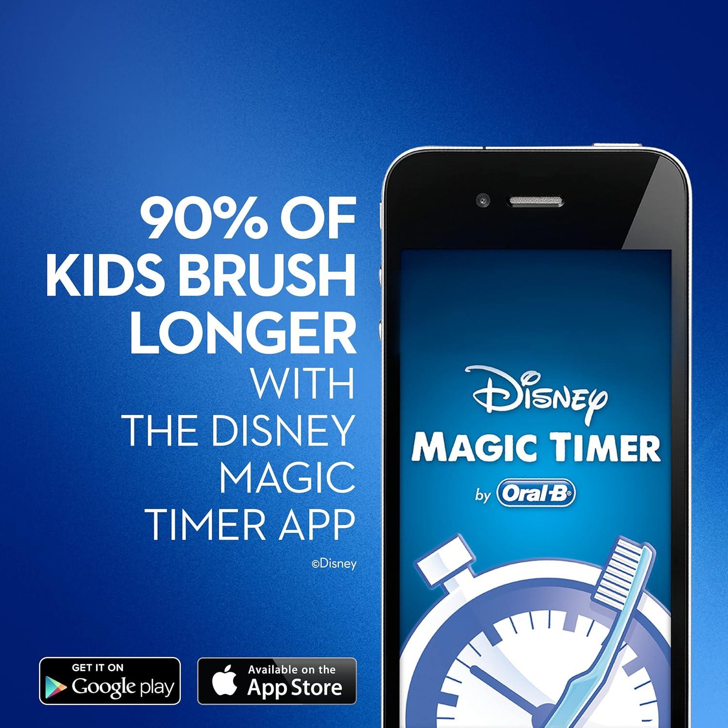 image:imageOralB Kids Battery Toothbrush Featuring Star Wars The Mandalorian for Kids 3RedBlue