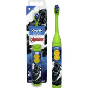 Oral-B Kid’s Battery Toothbrush Featuring Marvel’s Avengers, Soft Bristles, for Kids 3+ (Character May Vary)(1 Count (Pack of 1))