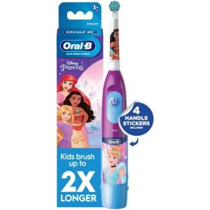 Oral-B Kid’s Battery Toothbrush Featuring Star Wars The Mandalorian, for Kids 3+(Pink / Turquoise)