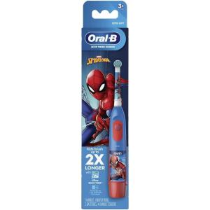 Oral-B Kid’s Battery Toothbrush Featuring Star Wars The Mandalorian, for Kids 3+(Red/Blue)