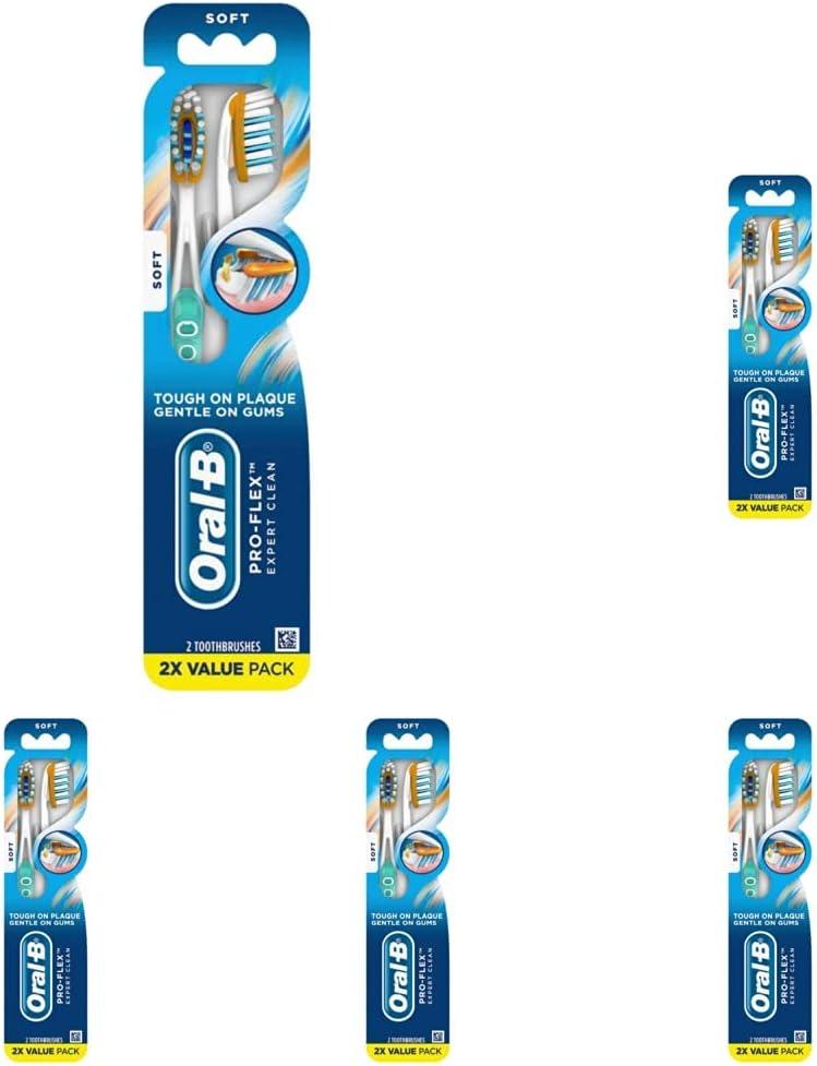 image:imageOralB 3D White Deep Stain Remover toothbrushes 6 Count Toothbrush Soft Removes 90 of Surface Stains whitens Teeth deep Reach removes Plaque and Stains Tooth BrushBlue