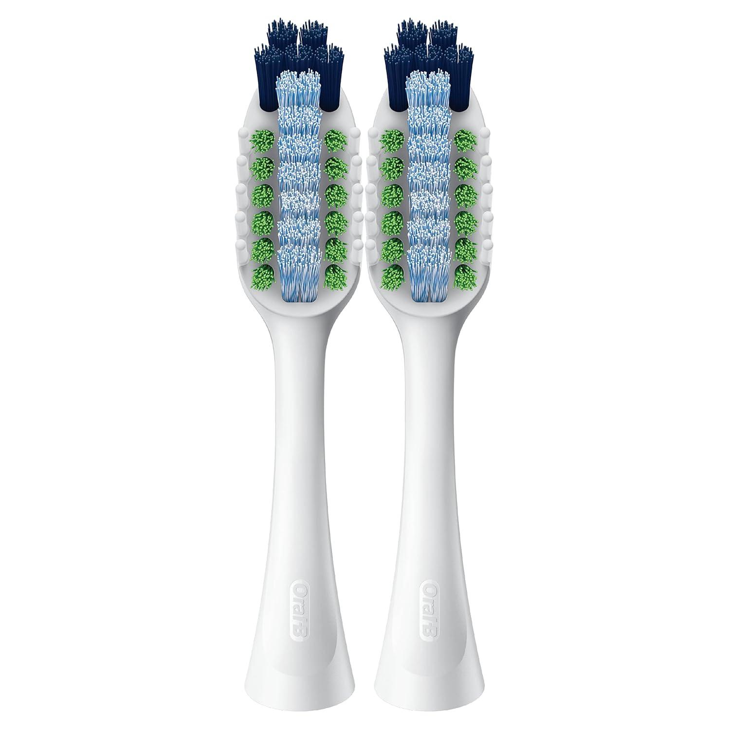 image:imageOralB Clic Toothbrush Whitening Replacement Brush Heads White 2 Count