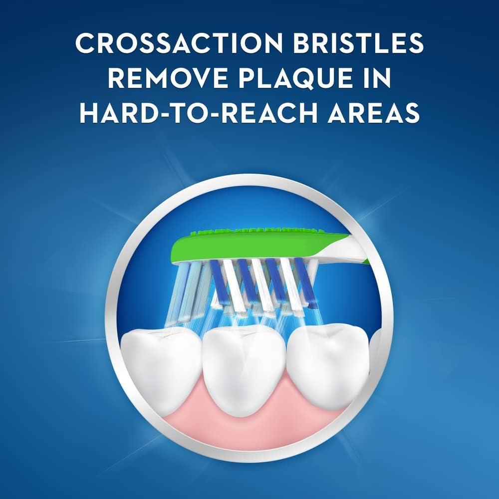image:imageOralB Cross Action Kids Toothbrush Soft Bristles Ages 6 1 Count1 Count Pack of 1