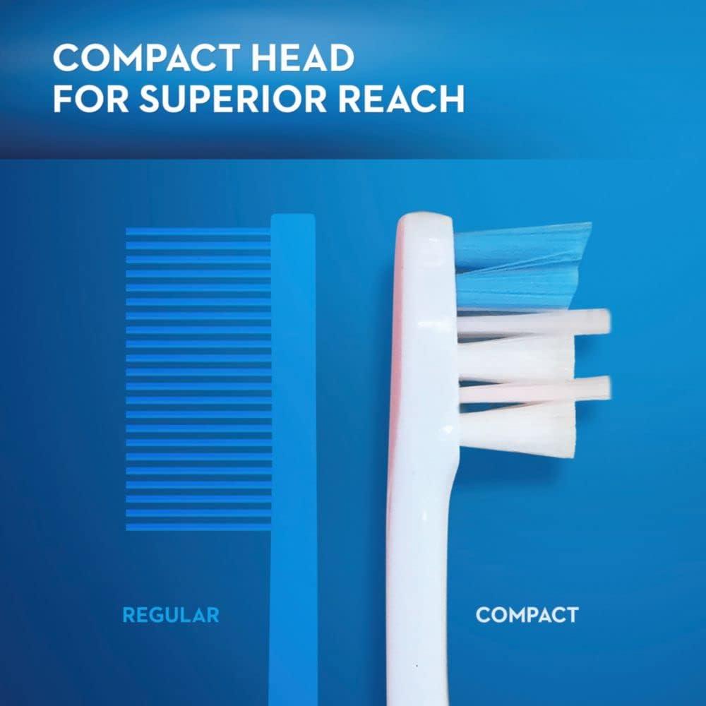 image:imageOralB Gum Care Sensitive toothbrushes 2 Count tootbrush Extra Soft Gentle on Teeth Gentle on Gums Extra Soft Tooth Brush Compact ToothbrushPink