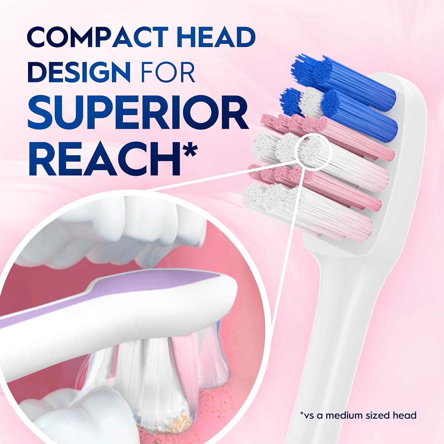 image:imageOralB Gum Care Sensitive toothbrushes 2 Count tootbrush Extra Soft Gentle on Teeth Gentle on Gums Extra Soft Tooth Brush Compact ToothbrushWhite