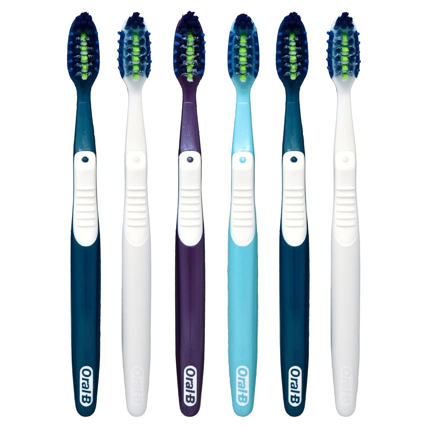 image:imageOralB Pro Clean Cross Action Toothbrushes Deep Plaque Removal 6 Count6 Count Pack of 1