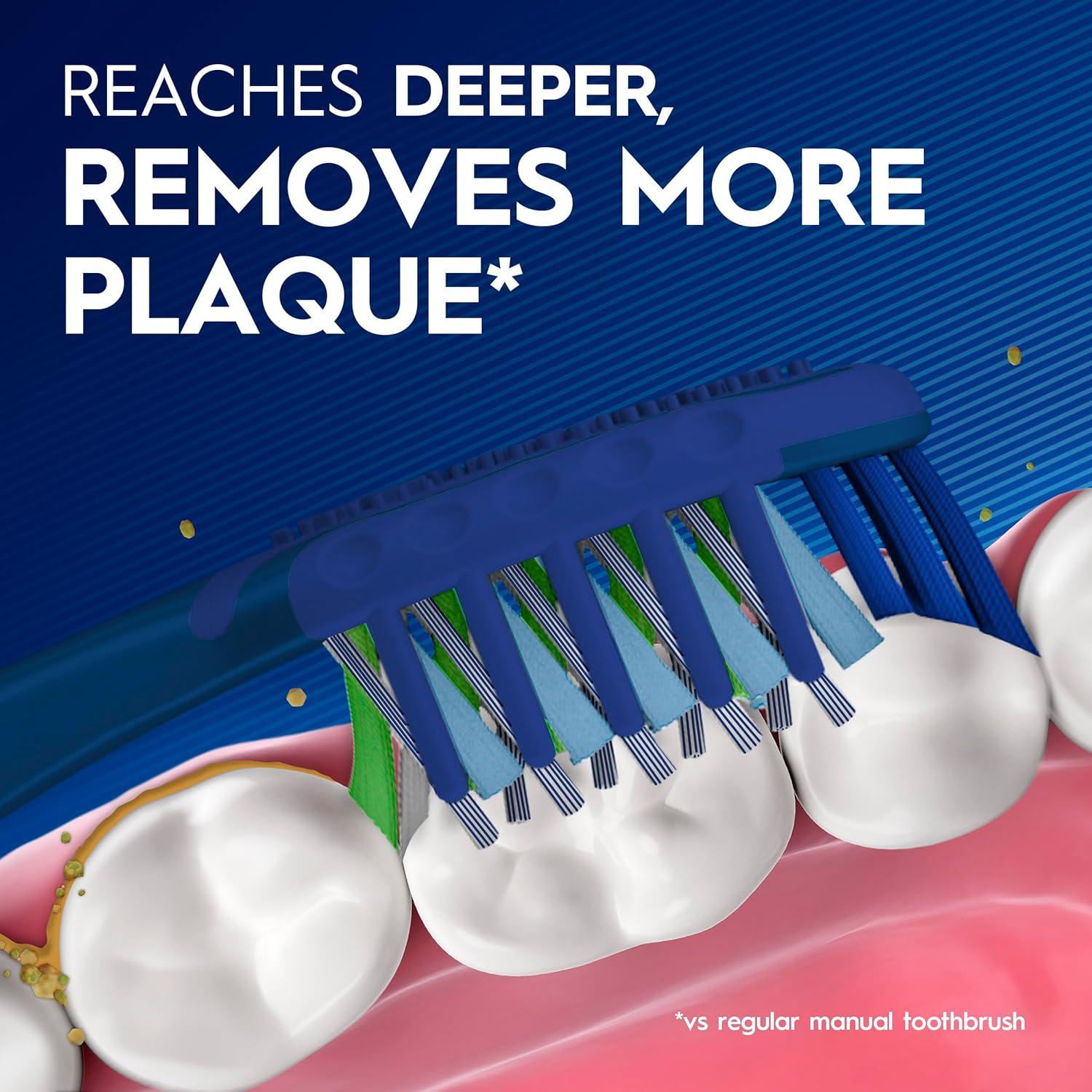 image:imageOralB Pro Clean Cross Action Toothbrushes Deep Plaque Removal 6 Count6 Count Pack of 1