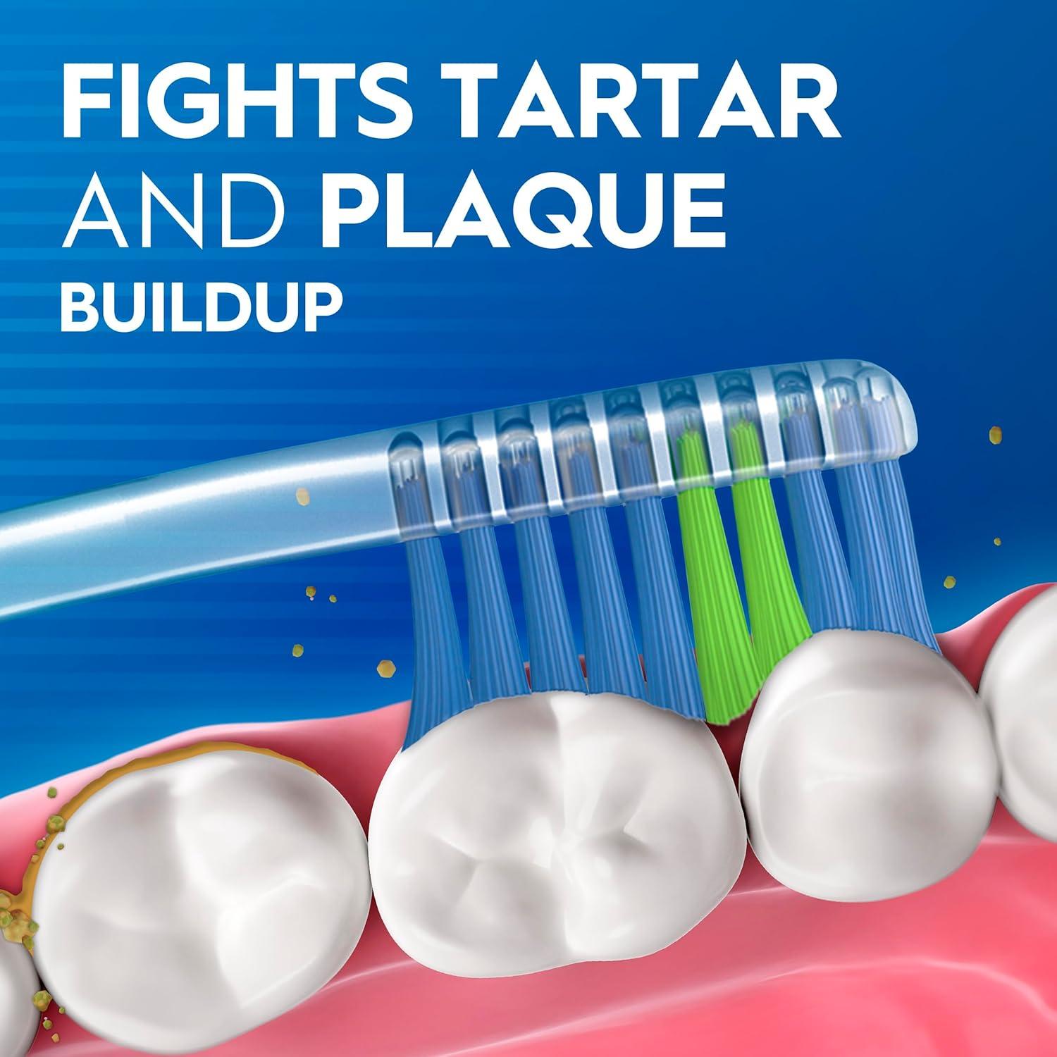 image:imageOralB Pro Health Fights Plaque amp Tartar 2 Count Medium Manual Toothbrush Pack Indicator Bristles Plaque Fighter Gentle on Teeth1 Count Pack of 2