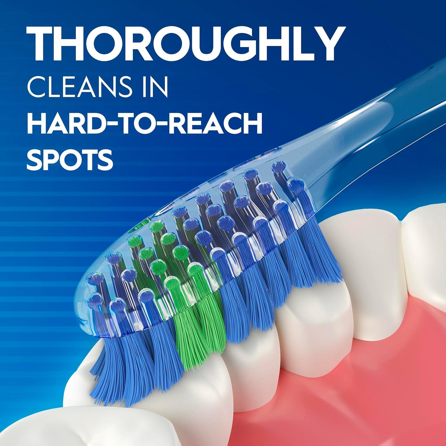 image:imageOralB Pro Health Fights Plaque amp Tartar 2 Count Medium Manual Toothbrush Pack Indicator Bristles Plaque Fighter Gentle on Teeth1 Count Pack of 2