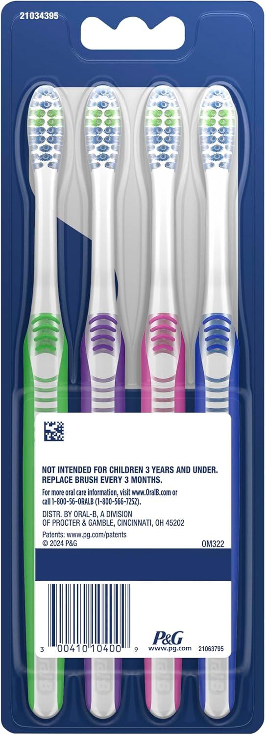 image:imageOralB Pro Health Fights Plaque amp Tartar 2 Count Soft Manual Toothbrush Pack Indicator Bristles Plaque Fighter Gentle on TeethBlue