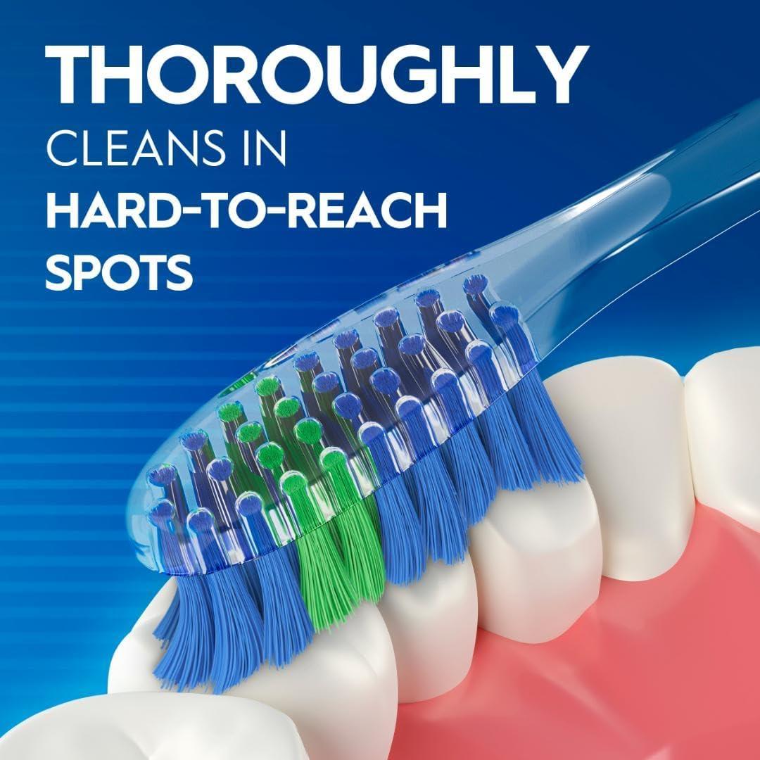 image:imageOralB Pro Health Fights Plaque amp Tartar 2 Count Soft Manual Toothbrush Pack Indicator Bristles Plaque Fighter Gentle on TeethBlue